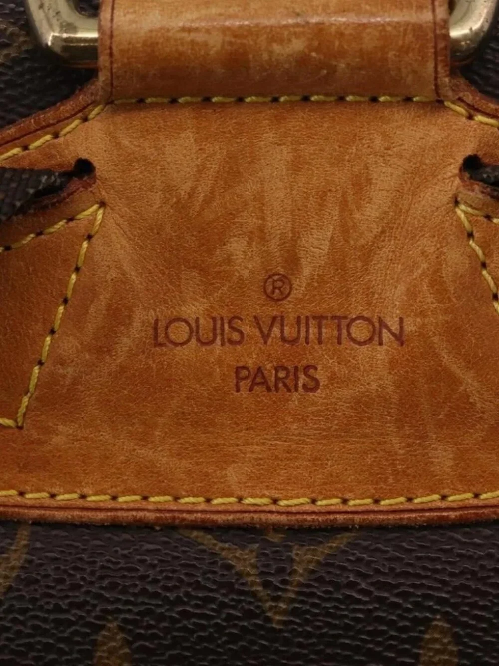 LOUIS VUITTON Monogram Montsouris GM Backpack M51135 LV Auth 179670